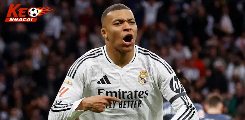 Kèo nhà cái đưa ra tỷ lệ thấp cho khả năng Mbappe ghi bàn